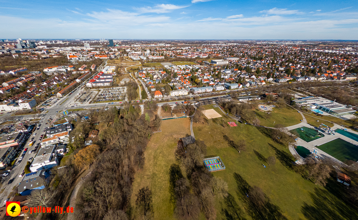 20.02.2023 - der Hachinger Bach und das Michaelibad in Neuperlach